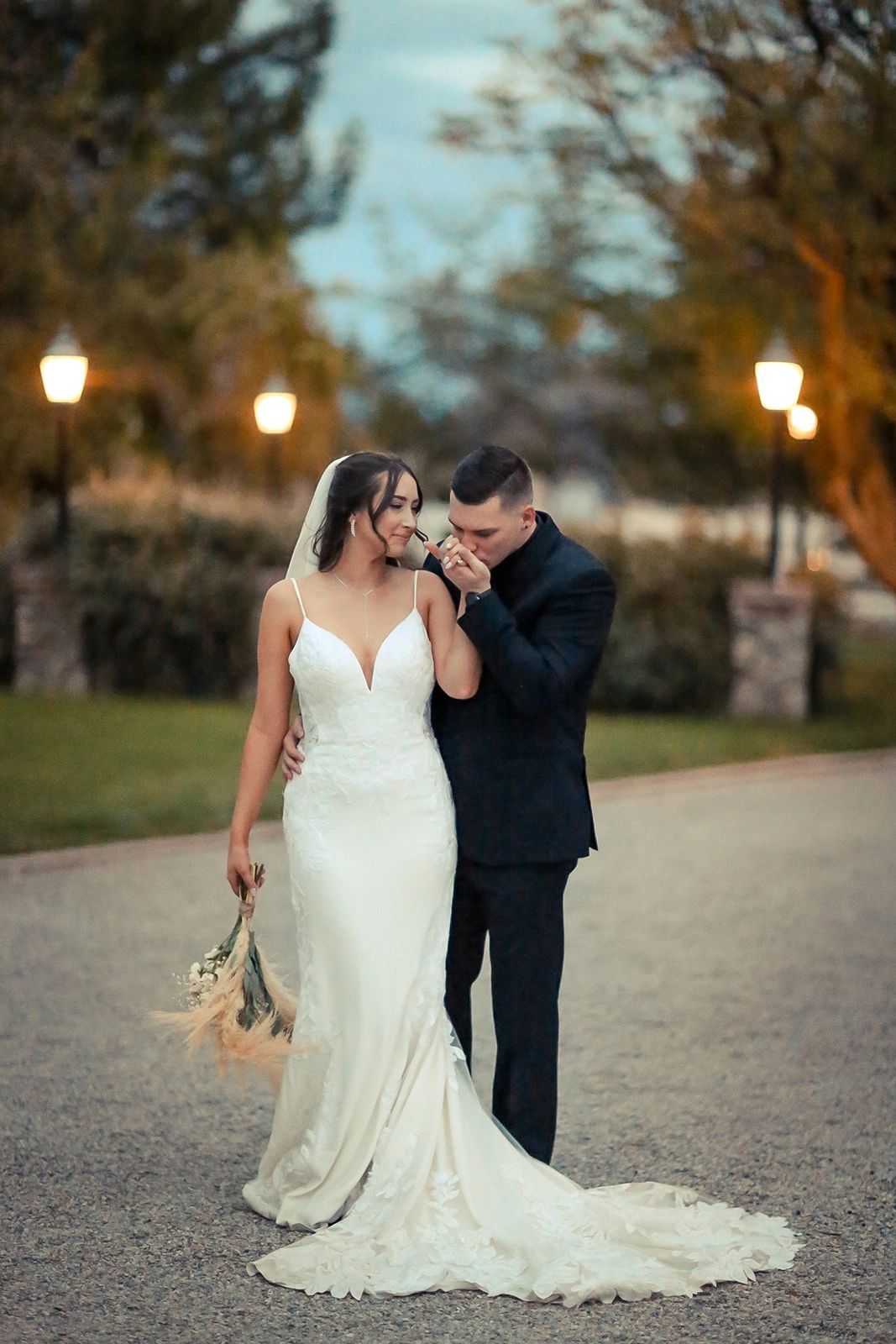 Romantic barn wedding interior