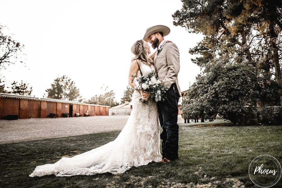 Rustic barn reception hall